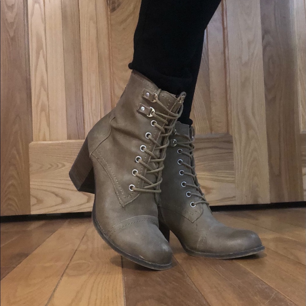 Madden Girl Lace Up Booties